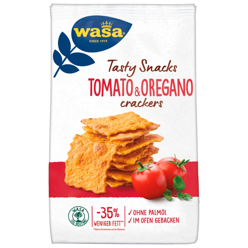 Wasa Tasty Snacks Tomate & Oregano Crackers 160g